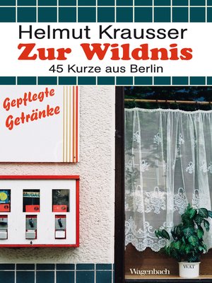 cover image of Zur Wildnis